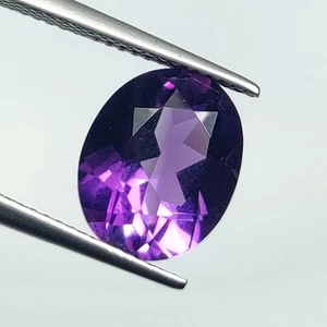 4.10 Natural Purple Amethyst Top Luster Oval Cut - 8041 - Picture 1 of 2
