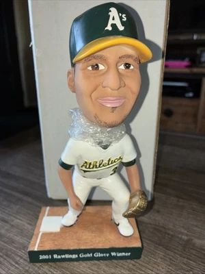 Eric Chavez Oakland Athletics Green Jersey SGA Bobble Head Free Shipping - Image 1 of 4
