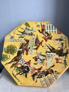 Puzzle vintage Springbok ottagonale per saltare i cavalli, Sam Savitt, 500 pezzi - Foto 1 di 6