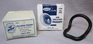 Vintage medizinisches Sammlerstück Pessar Lot ~ Davol Donut #993, Gellhorn & Hodge - Bild 1 von 4