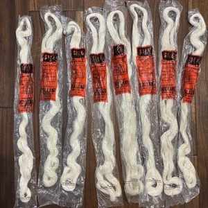 vtg Holland Thread SILK WAXED SEWING sz A White 675 Yds each Different Lot #’s - Picture 1 of 3