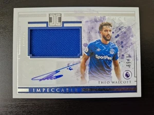 Theo Walcott 2019-20 Impeccable Premier League Football Autograph Card /99 - Picture 1 of 3