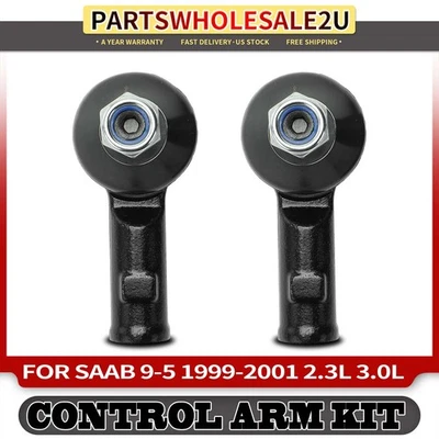 Extremo de varilla de amarre de dirección exterior delantera 2 piezas con rótula para Saab 9-5 1999 2000 2001 Foto 1 de 4