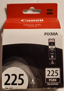 New Genuine Canon Pixma 225 PGBK  Black Ink Cartridge - Picture 1 of 2