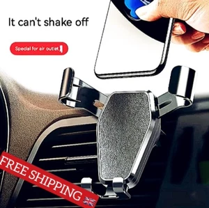 Universal Car Air Vent Phone Holder | Clip-On Mount for iPhone Samsung Huawei - Picture 1 of 5