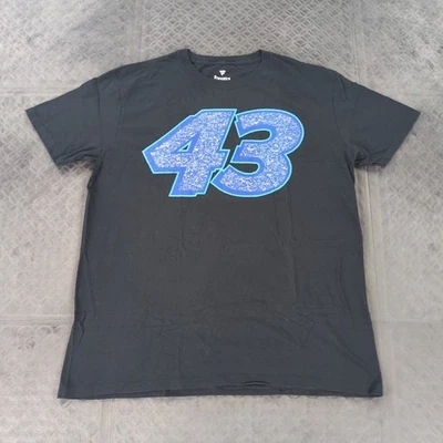Bubba Wallace Shirt Car #43 Fanatics Black Richard Petty Motorsports Men Large - Image 1 of 4