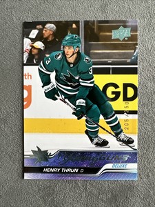 2023-24 Upper Deck Series 1 Young Guns Deluxe /250 HENRY THRUN #236