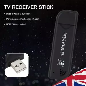 USB2.0 Digital TV Stick Wireless Radio Dongle DVB-T DAB UKW Antenne Empfänger - Bild 1 von 7