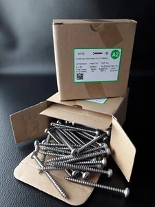 Halbrundkopf-Holzbauschrauben 6x80 - Edelstahl A2 - Bild 1 von 6