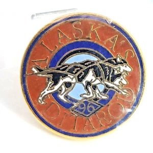 "ALASKA'S IDITAROD 1996 Reversmütze Pin Sammlerstück Erinnerungsstücke Souvenir 7/8" - Bild 1 von 3