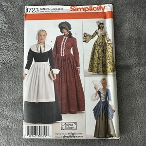 Simplicity Sewing Pattern 3723 Sz 14-22 Old West Prairie Dress Costume Theater - Picture 1 of 5