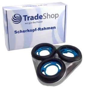 Scherkopf-Rahmen inkl. Halter Silber für Philips S5079 S5080 S5082 S5100 S5110 - Bild 1 von 4