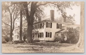 RPPC Gouverneur Samuel Smith Haus Wiscasset Maine ME Postkarte - Bild 1 von 2