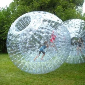 Giant Inflatable Human Hamster Ball Vano Zorbing Ball Grass Zorbs for Adult 10ft - Picture 1 of 5