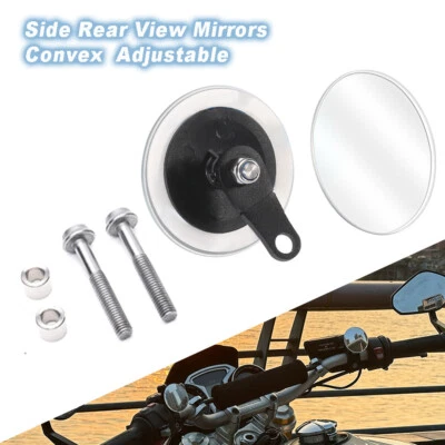 Espejos retrovisores laterales convexos ajustables 360 grados para BMW R Nine T 2013-2024 Foto 1 de 4