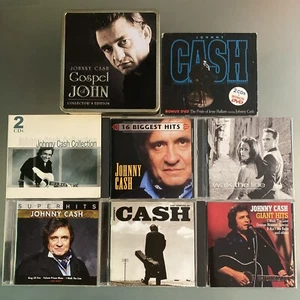 Johnny Cash 10 LOT!! Gospel Of John Collector's Ed, Collection, Hits, 16 Biggest - Imagen 1 de 10