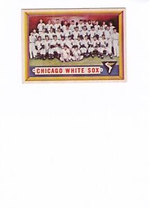 1957 Topps #329 Chicago White Sox team card - NM           (TC57)
