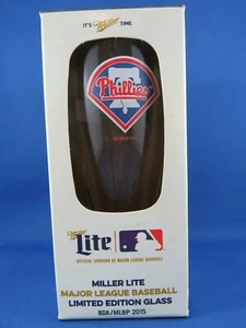 Cristalería Miller Lite Major League Baseball Collector Series - Filis - Imagen 1 de 5