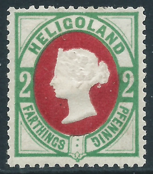 Heligoland, Sc #15, 2pf MH (reimpresión) Foto 1 de 1