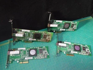 1 LOT (4)HP Qlogic QLE2460 PX2510401-70 AE311-60001 4Gbps Fibre Channel PCI - Picture 1 of 4