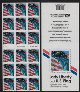 2005 Sc 3975a ATM Booklet Pane of 18 plate, number V1111 CV $20 - Picture 1 of 1