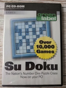 Su Doku PC CD ROM Juego Nuevo Puzzle Lógica Número Rompecabezas Juego - Imagen 1 de 2