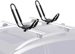 FIVKLEMNZ J-Bar Kayak Roof Rack, Universal Rooftop Rack Carrier for Kayak...  - Picture 1 of 7