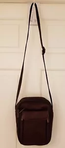Beautiful Man's or Woman's Rich Brown Leather Cross-body/Shoulder Bag - Picture 1 of 7
