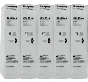 Honeywell FC200E1037 (5-Pack) - 20" x 25" x 4" Pleated Air Filter, MERV 11 - Picture 1 of 2