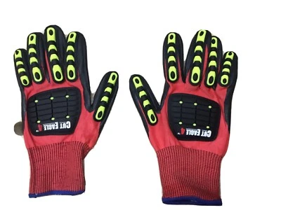 Cut Eagle 4 Professional HVAC & Pipefitters Work Gloves - Size Large