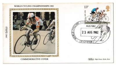 23/8/1982 UK GB Cover - World Cycling Championships 1982 Leicester - Image 1 of 2