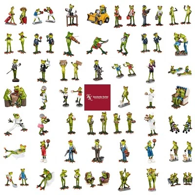 Frösche hellgrün zur Auswahl formano witzige Dekofiguren Tiere Geschenke 2024 - Bild 1 von 4