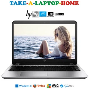 HP ProBook i5 Laptop Windows11 Pro Rapid SSD Gaming Graphics 15.6" Screen DVD - Picture 1 of 9
