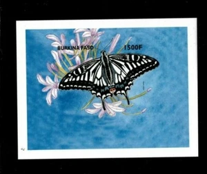 Burkina Faso 1998 - Butterflies - Scott #1113 - IMPERF Souvenir Sheet - MNH - Picture 1 of 1