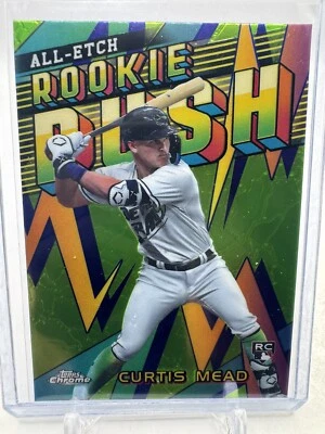 2024 Topps Chrome - All-Etch Rookie Rush #CERR-6 Curtis Mead (RC) - Image 1 of 2