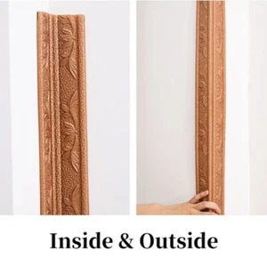 3D Self-adhesive Wall Trim Inside & Outside Corner Waterproof Wallpaper Border - Picture 1 of 18