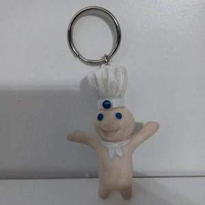 1996 PILLSBURY DOUGH BOY VINYL RUBBER KEYCHAIN FIGURE VINTAGE - Picture 1 of 2