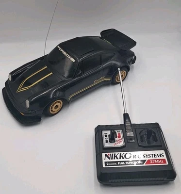 Nikko Porsche 911 Turbo 1985 RARE w/ Remote - TESTED - Read - Image 1 of 4