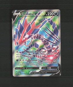 Eternatus V SWSH044 Sword & Shield Full Art Black Star Promo Pokemon Card NM - Picture 1 of 10