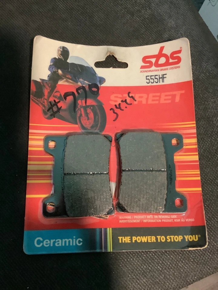 Pastillas de freno de cerámica SBS - 555HF - HF Foto 1 de 1