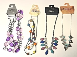 Lote de 4 Collares Apt 9 y Mudd Fashion Statement - Nuevos con Etiquetas - Imagen 1 de 3