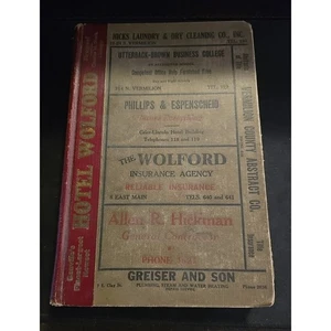 1941 Polk's Danville City Directory Vermilion County Illinois Advertising - Foto 1 di 4