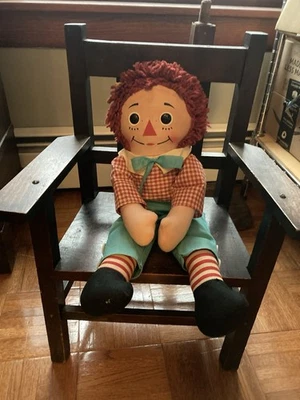 Винтажные Knickerbocker Raggedy Andy 18 дюймов 1970-е - Изображение 1 из 4