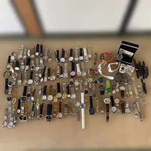 Lot of 103 Mixed Men’s & Women’s Junk Wrist Watches Untested For Parts or Repair - Picture 1 of 18