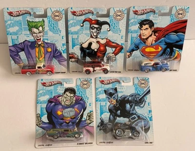 Hot Wheels Pop Culture 2012 DC COMICS ORIGINALS Bizarro Set Of 5 Cars New - Image 1 of 4