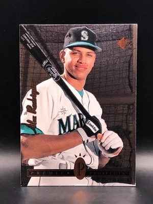 1994 Upper Deck SP Premier Prospects Alex Rodriguez #15 Foil Rookie RC - Image 1 of 3