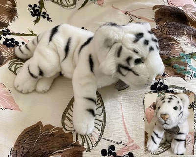 Плюшевая игрушка-животное Russ Yomiko Classics белый сибирский тигр голубые глаза новая с ценниками - Изображение 1 из 4