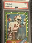 New 1986 Topps - #161 Jerry Rice (Rookie Card) PSA 7 NM. rookie card picture