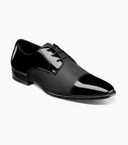 Stacy Adams Pharaoh Herren Oxford Cap Toe Schwarz 25530-001 - Bild 1 von 8