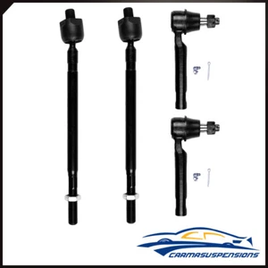Kit de suspensión de extremo de varilla de amarre exterior interior delantero 4 piezas apto para Nissan Quest 04-09 - Imagen 1 de 9